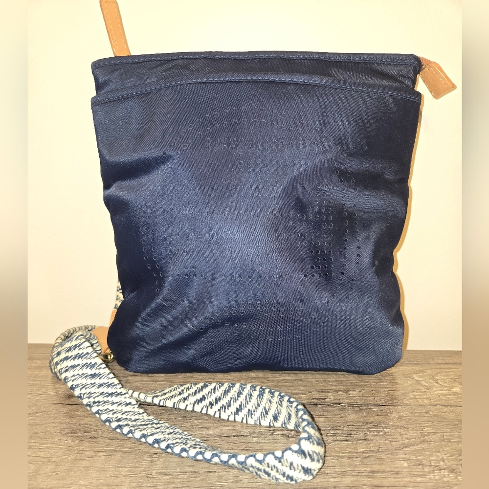 Tory Burch Nylon Crossbody with Woven Strap